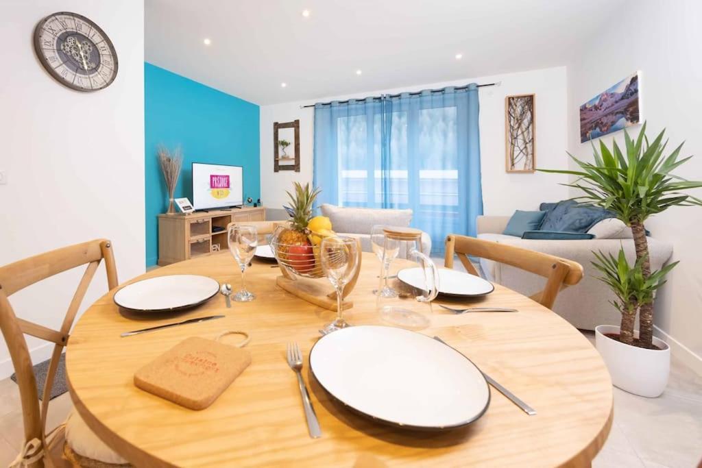 Appartement Modane Gare Wifi Stationnement Gratuit Extérieur photo